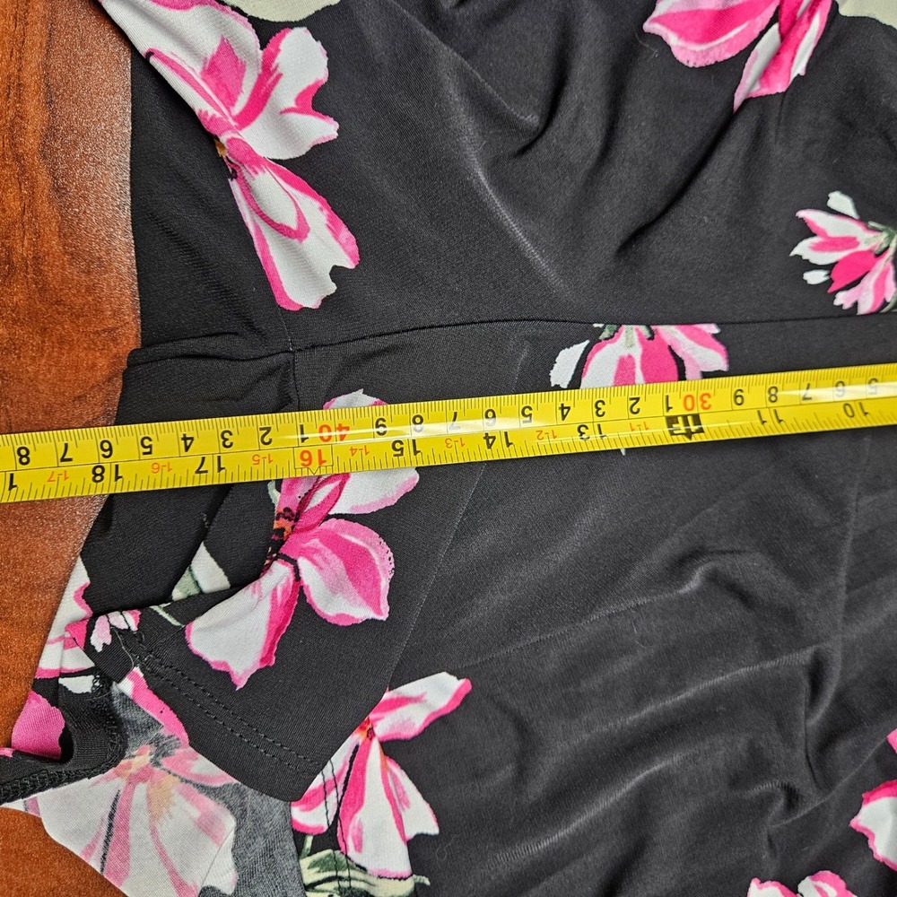 Torrid Black Floral Tie Waist Midi Romper Dress Whimsigoth Fairycore Boho 2X - Picture 6 of 16